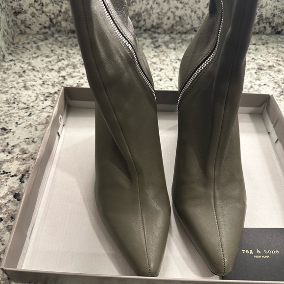 Rag & bone lambskin pheonix wedge booties! - Picture 6 of 6